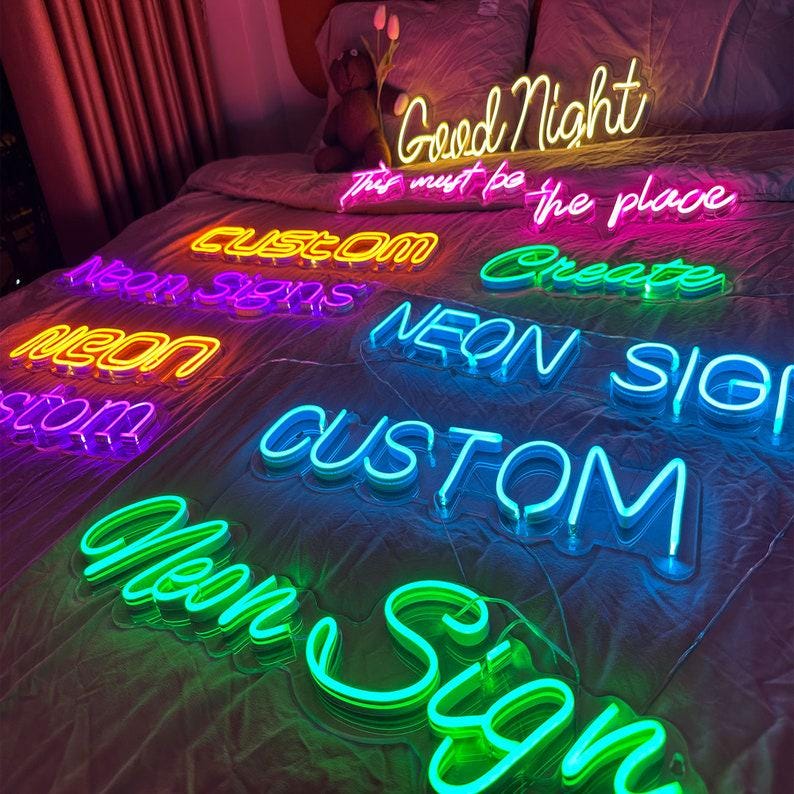 Custom Neon ,Neon Sign, Neon Light, Neon Light Sign, Custom Sign, LED Neon Signs, Neon Sign Art, Neon Lights, Personalized Neon Sign