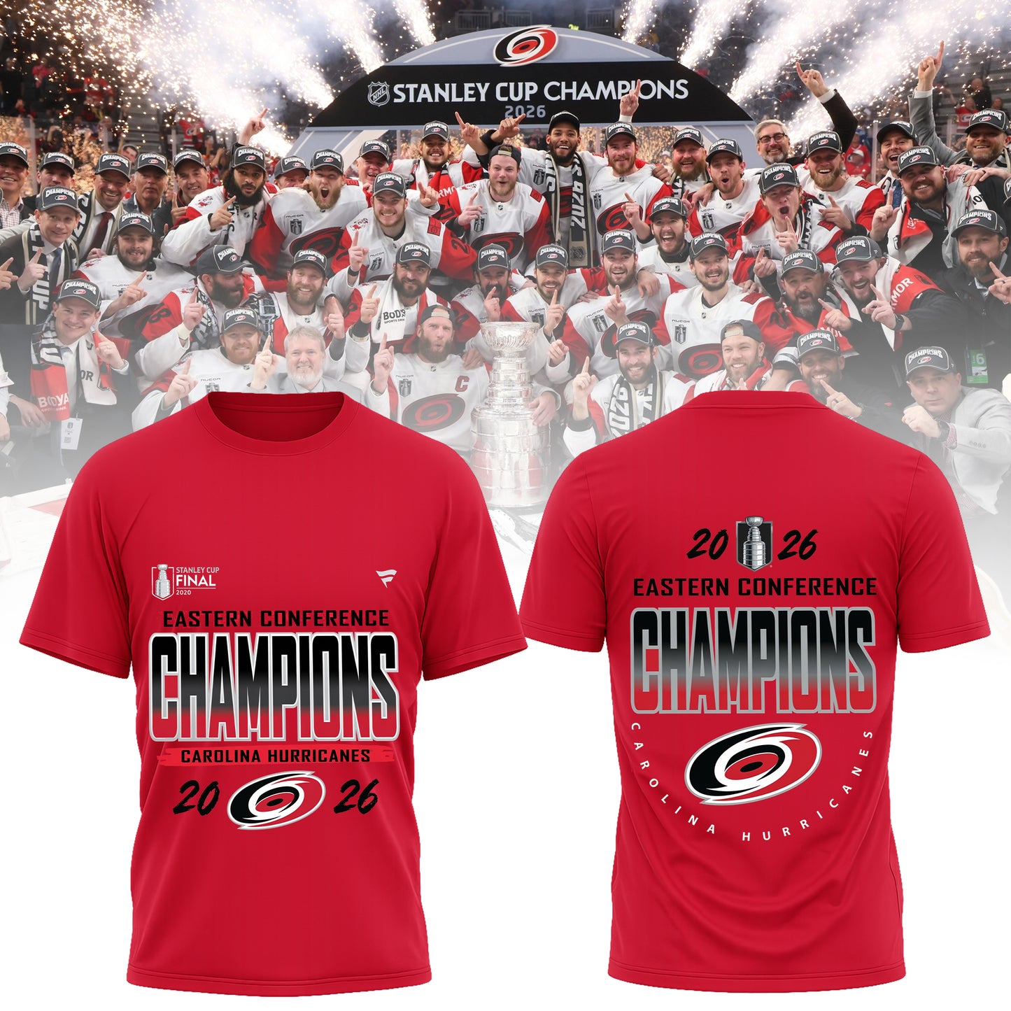 Carolina Hurricanes Eastern Conference Champions 2026 Shirt
