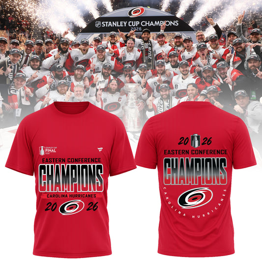 Carolina Hurricanes Eastern Conference Champions 2026 Shirt