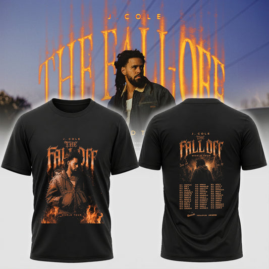 J Cole The Fall Off World Tour 2026 Shirt - J Cole Tour Dates Tee