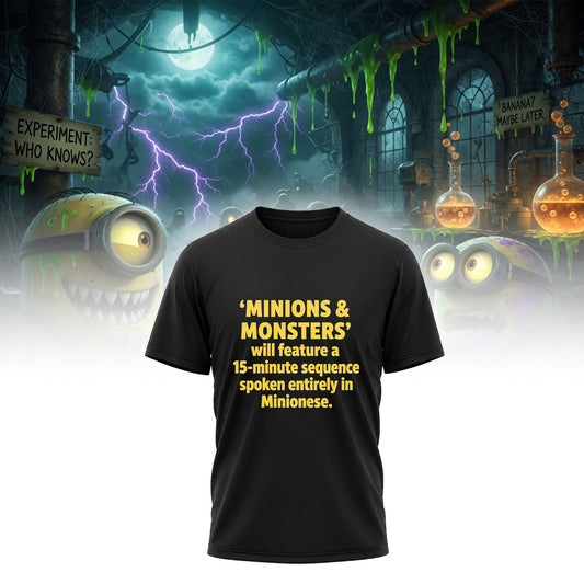 Minions & Monsters Movie Quote T-Shirt