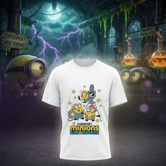Minions Movie Crew Shirt Funny Cartoon Film Production Tee