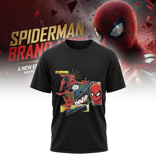 Spider-Man Vintage Comic Panel Shirt - Superhero Comic Book Fan Gift