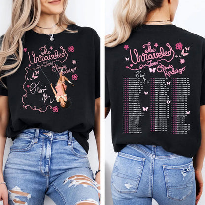 Olivia Rodrigo The Unraveled Tour Shirt
