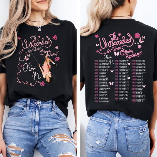 Olivia Rodrigo The Unraveled Tour Shirt