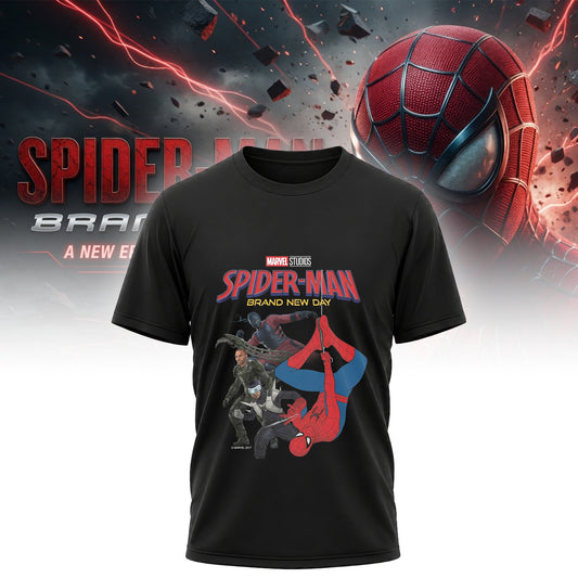 Spider-Man Brand New Day Movie Graphic Shirt - Marvel Inspired Gift for Comic Fans