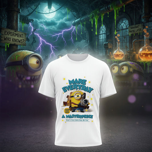 Make Every Day a Masterpiece Photographer Minion Inspired T-Shirt