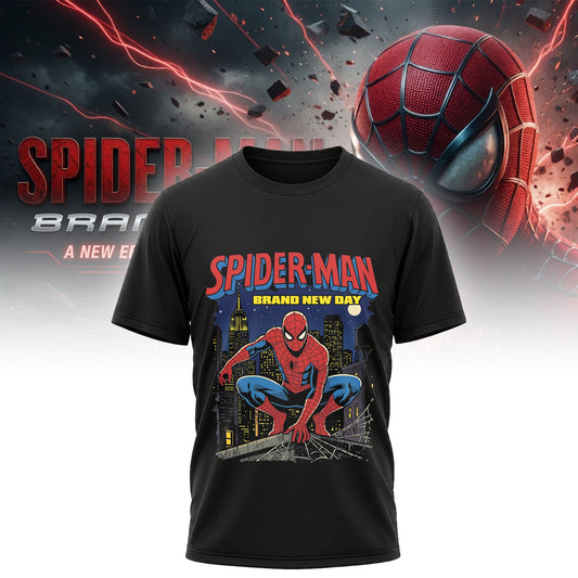 Spider-Man Brand New Day Shirt Vintage Comic Superhero Graphic Tee