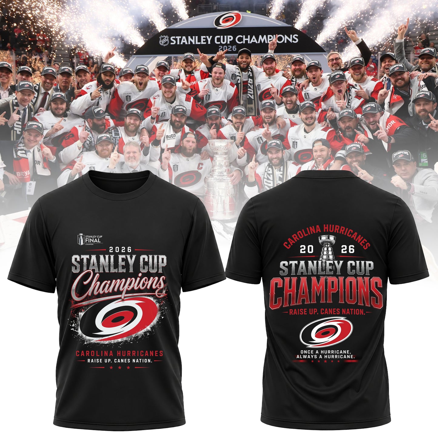 2026 Stanley Cup Champions Shirt - Carolina Hockey Championship Tee
