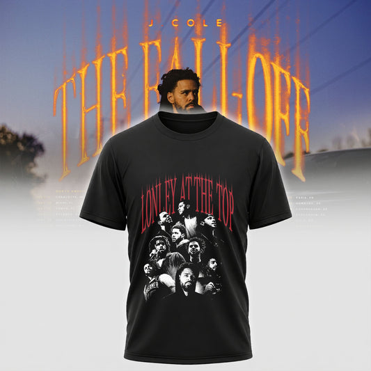 J. Cole The Fall Off Tour Graphic T-Shirt – Unisex Hip Hop Rap Fan Tee