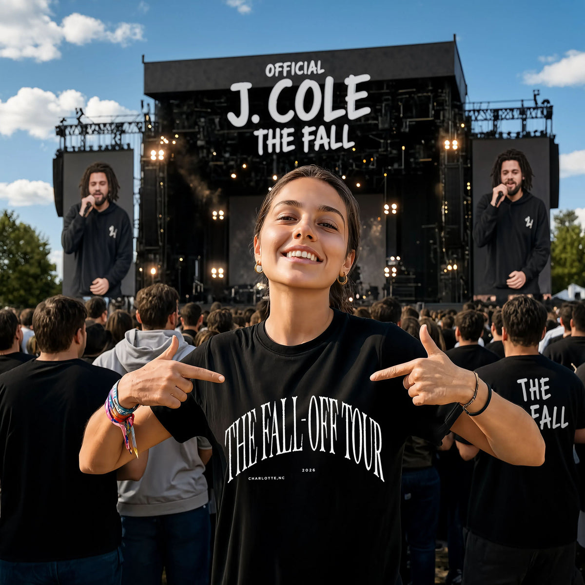 J Cole The Fall Off Tour 2026 Shirt - I Survived The Let Out Tee