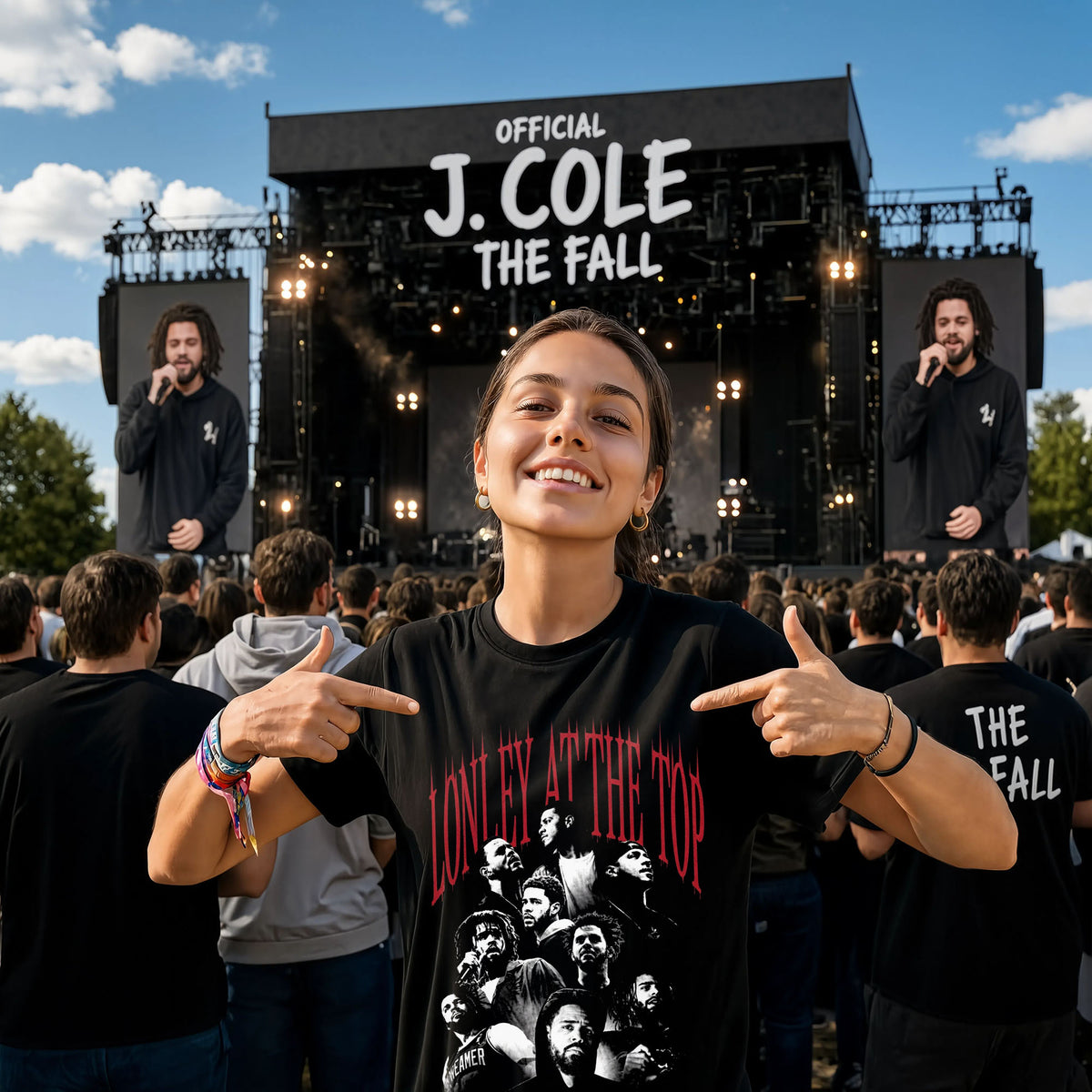 J. Cole The Fall Off Tour Graphic T-Shirt – Unisex Hip Hop Rap Fan Tee