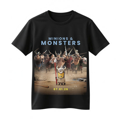 Minions & Monsters Viking Adventure Shirt Funny Animated Movie Graphic Tee