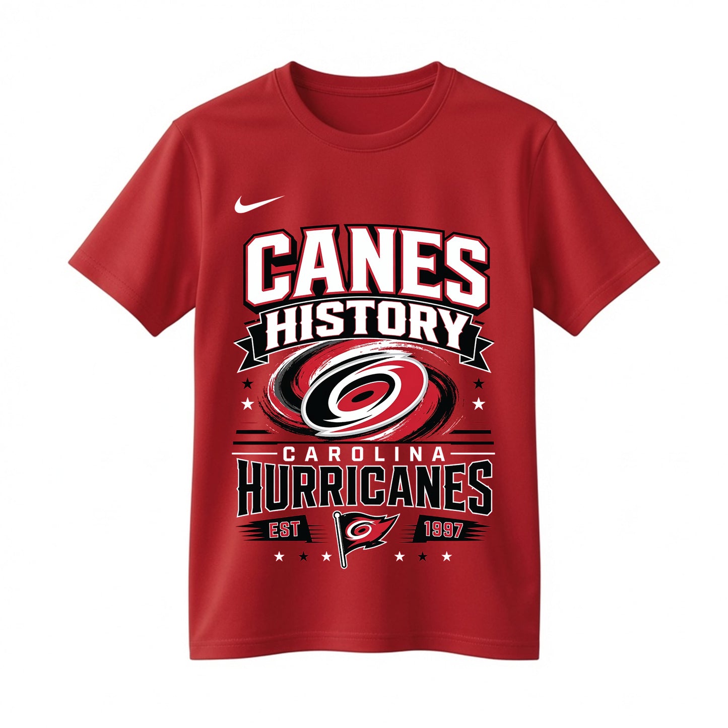 Carolina Hurricanes Stanley Cup Champions 2026 T-Shirt Canes History 20 Years Later Double Sided Hockey Fan Shirt