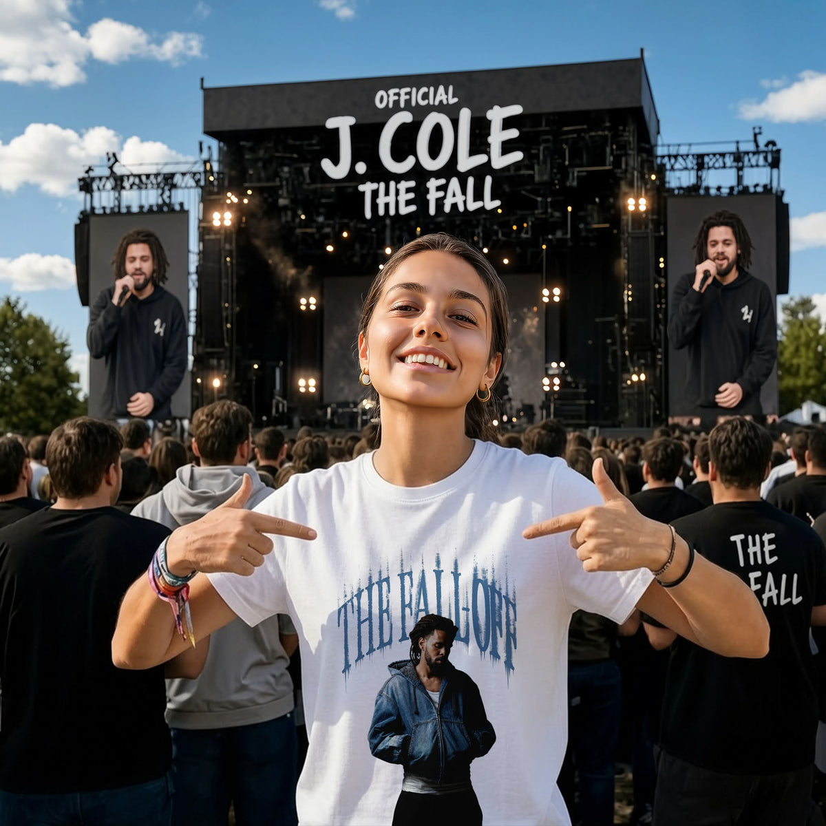 J. Cole The Fall Off World Tour 2026 T-Shirt – Hip Hop Concert Unisex Tee