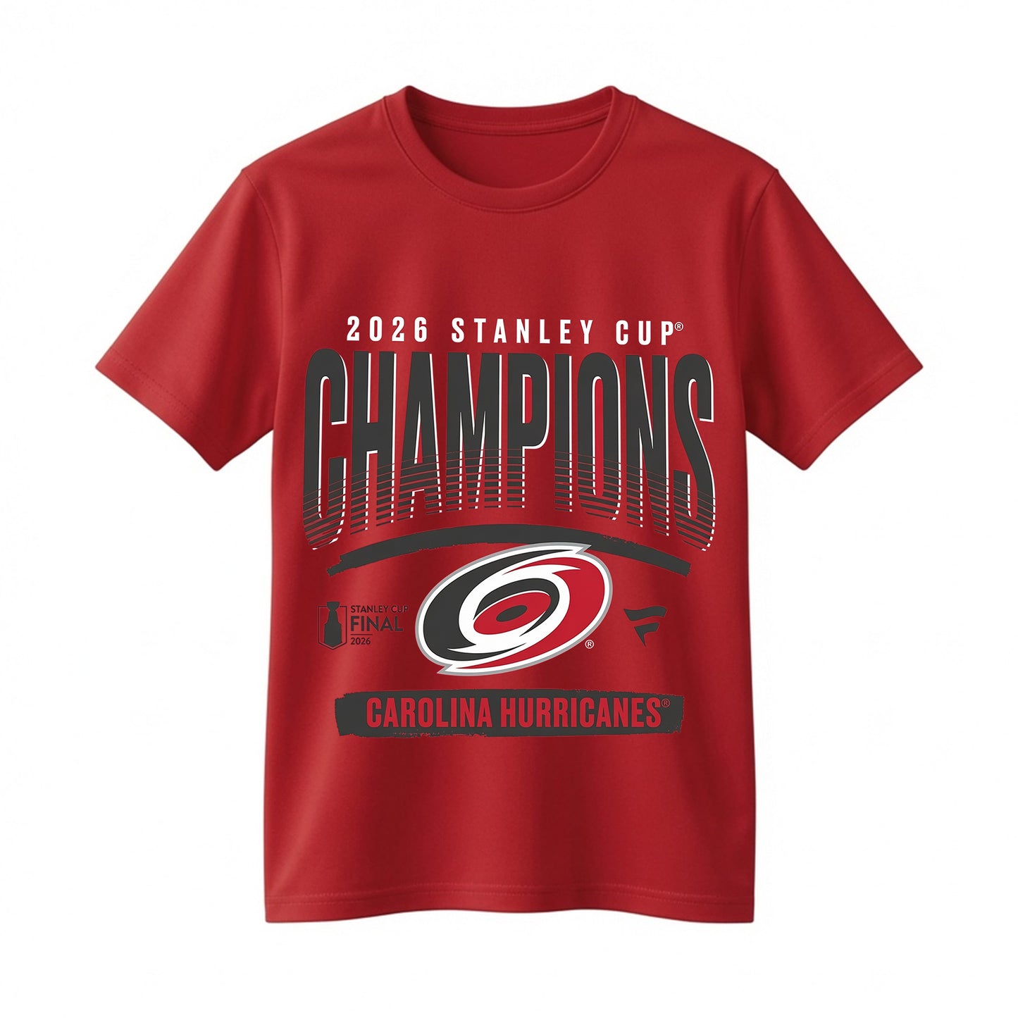 Carolina Hurricanes 2026 Stanley Cup Champions T-Shirt Double Sided Carolina Hurricanes Championship Hockey Fan Tee