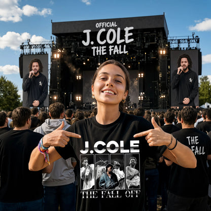 J Cole The Fall Off Tour Shirt - Hip Hop Rap Concert Graphic Tee