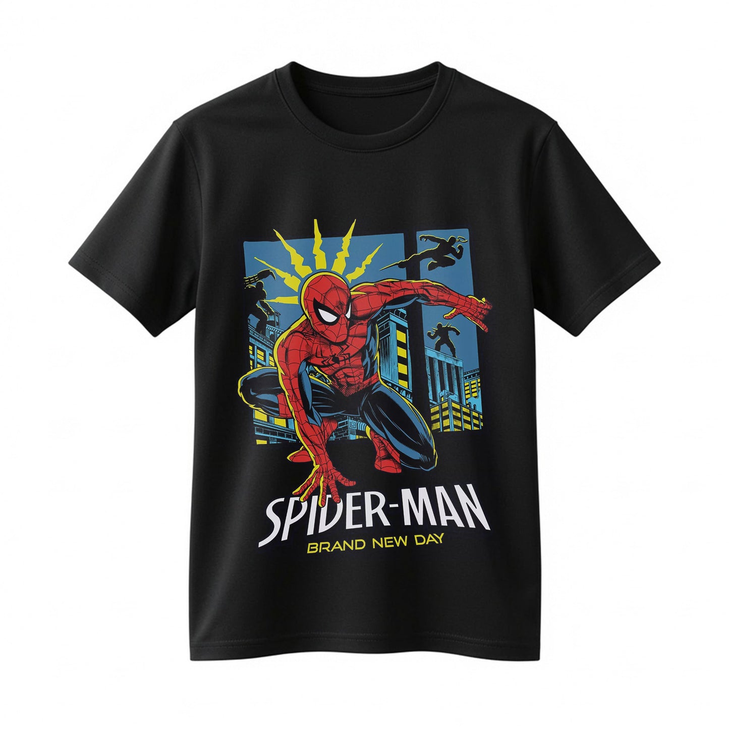 Spider-Man Brand New Day T-Shirt Marvel Superhero Graphic Tee