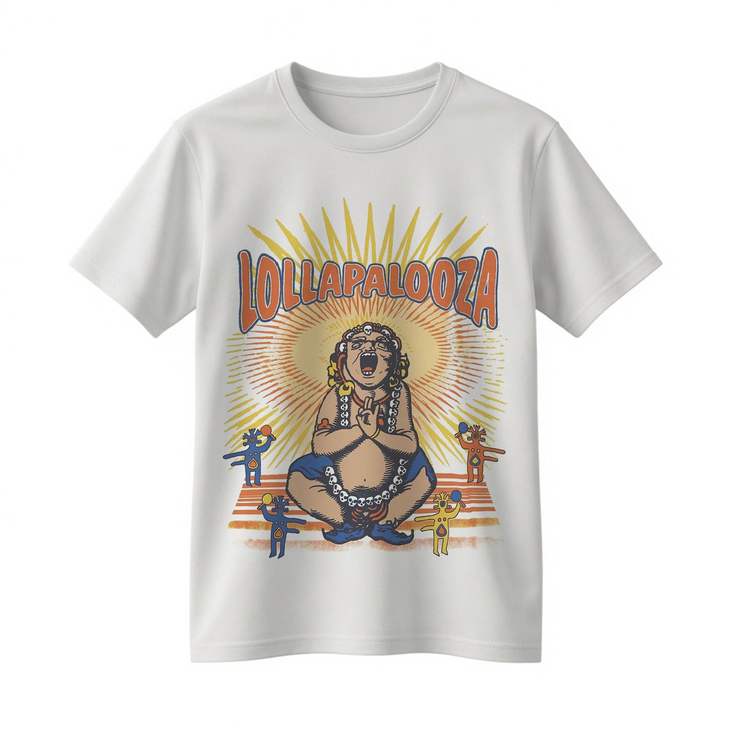 Lollapalooza 2025 Festival Lineup T-Shirt – Vintage Buddha Chicago Concert Graphic Tee