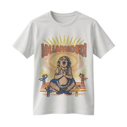 Lollapalooza 2025 Festival Lineup T-Shirt – Vintage Buddha Chicago Concert Graphic Tee