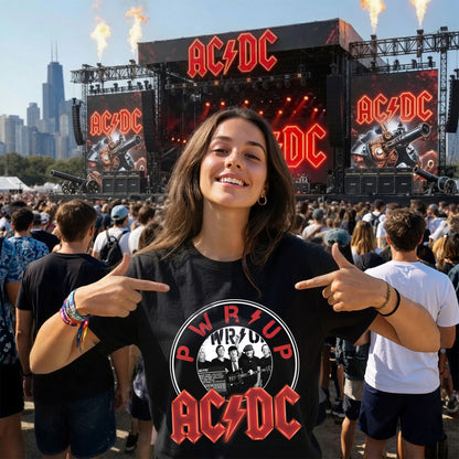 AC/DC PWR UP 2026 World Tour Shirt - South America North America Concert Tee