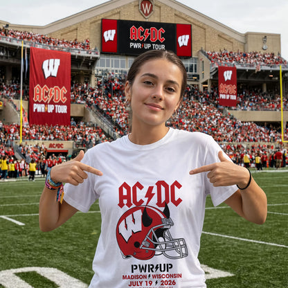 AC/DC Wisconsin Stadium Power Up Tour 2026 T-Shirt
