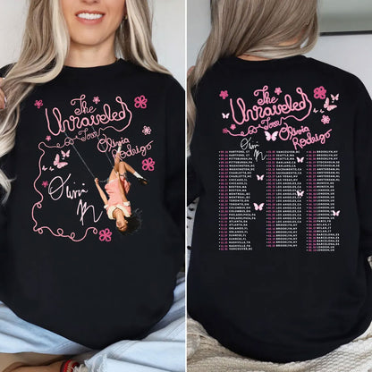 Olivia Rodrigo The Unraveled Tour Shirt