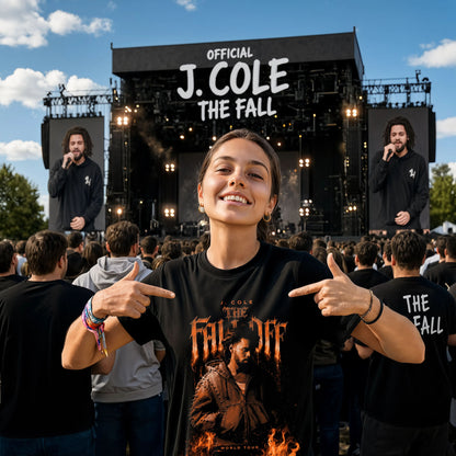J Cole The Fall Off World Tour 2026 Shirt - J Cole Tour Dates Tee