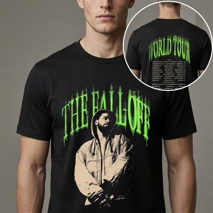 J. Cole The Fall Off World Tour Shirt - 2026 Hip Hop Concert Graphic Tee
