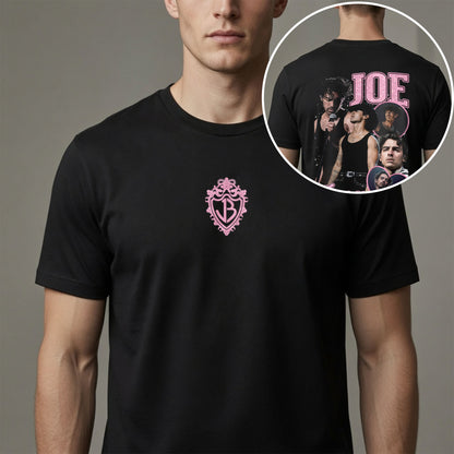 Joe Jonas Vintage Collage Shirt - Jonas Brothers Retro Graphic Tee