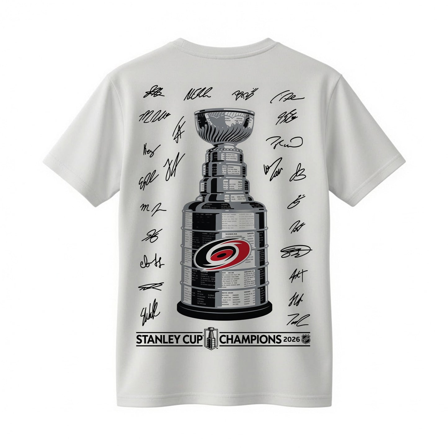 Carolina Hurricanes 2026 Hockey Champions Shirt - Carolina Hurricanes Championship Trophy Fan Tee