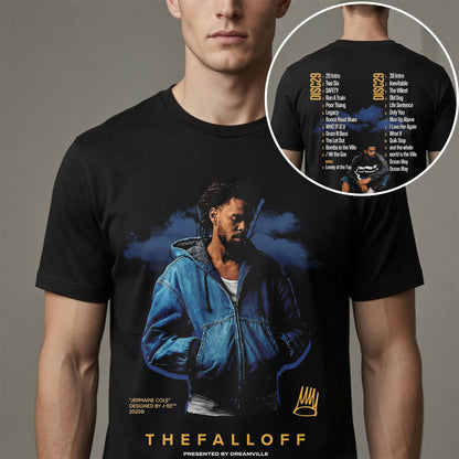 J Cole The Fall Off Album Tracklist Shirt - Dreamville Hip Hop Rap Fan Gift