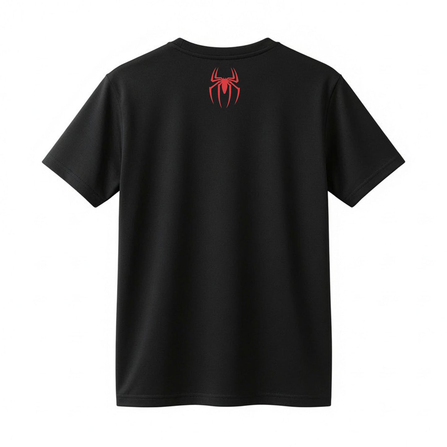 Spider Hero Front and Back Graphic T-Shirt – Vintage Comic Style Superhero Tee
