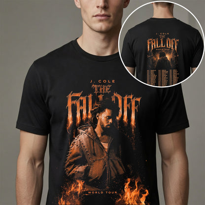 J Cole The Fall Off World Tour 2026 Shirt - J Cole Tour Dates Tee