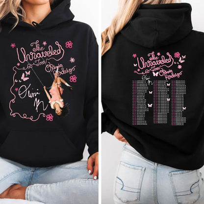 Olivia Rodrigo The Unraveled Tour Shirt
