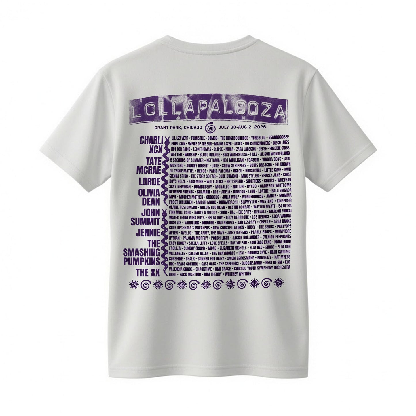 Lollapalooza Cosmic Sphere Festival Shirt - 2026 Chicago Music Lineup Tee