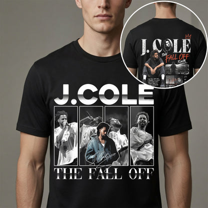 J Cole The Fall Off Tour Shirt - Hip Hop Rap Concert Graphic Tee