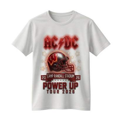AC/DC Wisconsin Badgers Power Up Tour 2026 Shirt