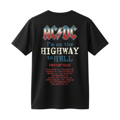 AC/DC Highway to Hell PWR UP America 2026 Tour Vintage Rock Concert Shirt