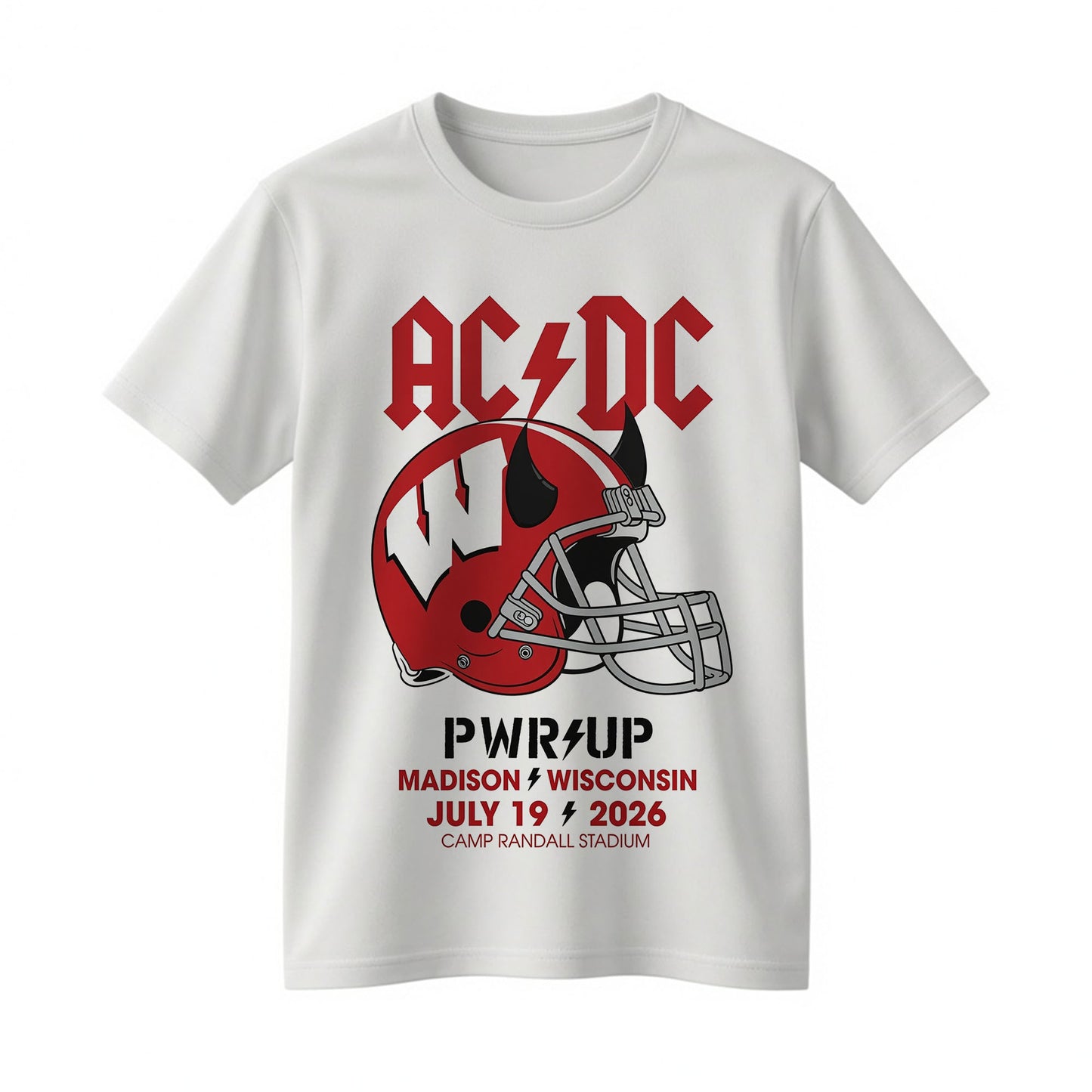 AC/DC Wisconsin Stadium Power Up Tour 2026 T-Shirt