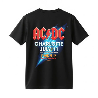 AC/DC PWR UP Charlotte 2026 Concert Shirt