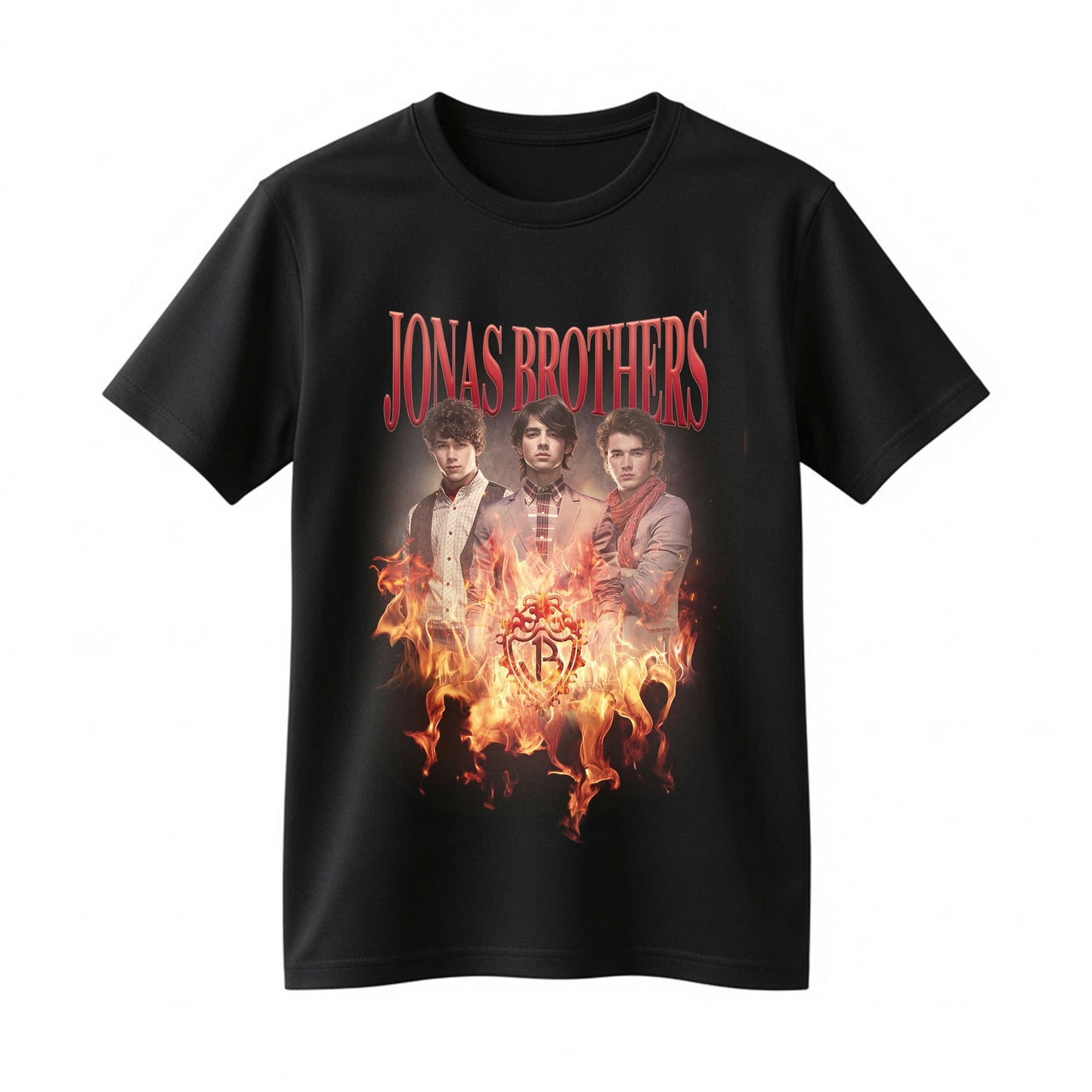 Jonas Brothers Burning Up Tour All Over Again Shirt - Vintage Concert Graphic Fan Tee