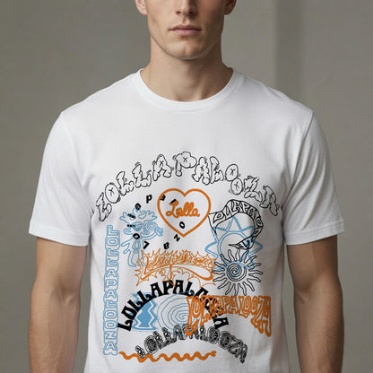 Lollapalooza 2026 Graffiti Logo T-Shirt – Chicago Music Festival Streetwear Graphic Tee