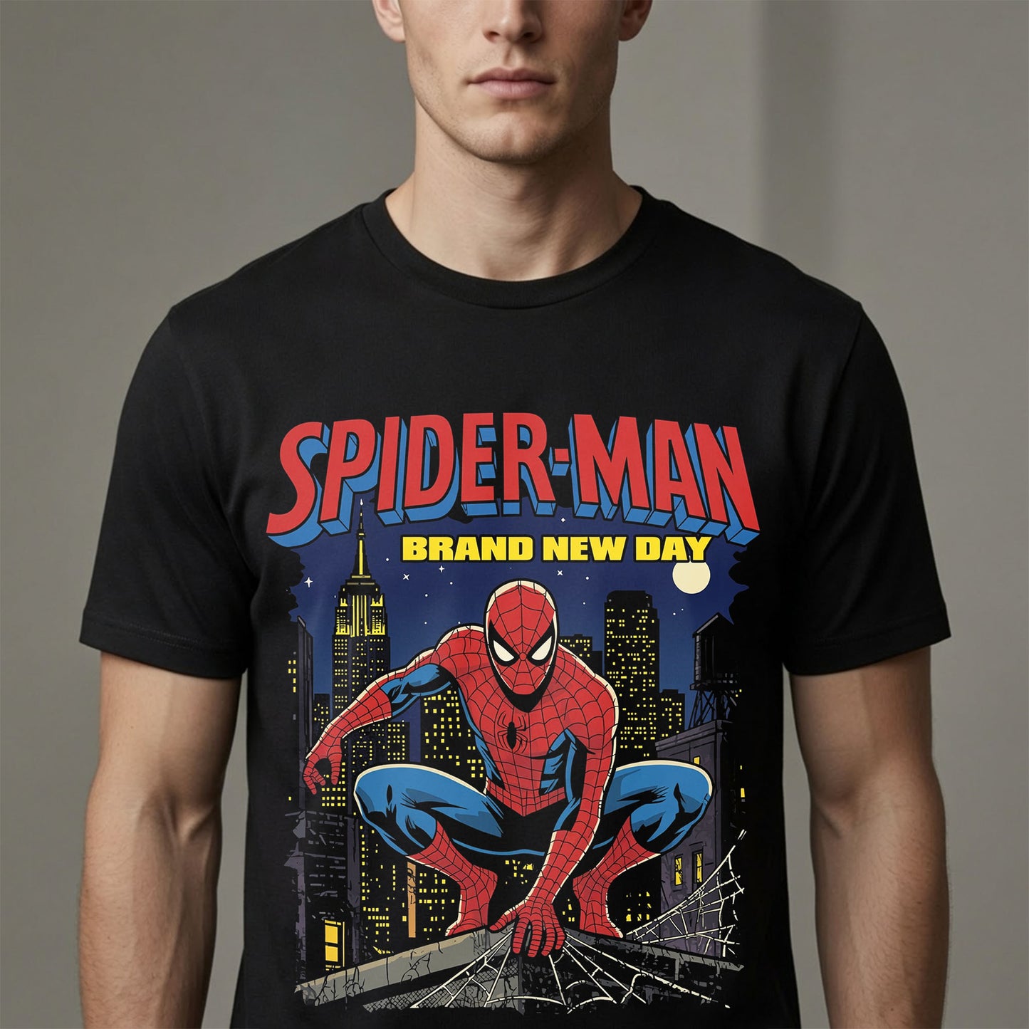 Spider-Man Brand New Day Shirt Vintage Comic Superhero Graphic Tee