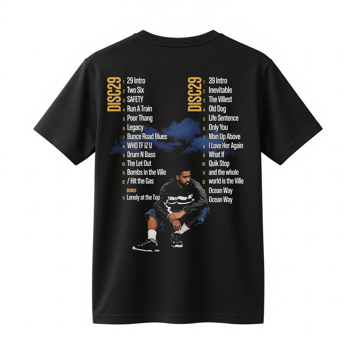 J Cole The Fall Off Album Tracklist Shirt - Dreamville Hip Hop Rap Fan Gift