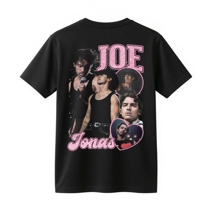 Joe Jonas Vintage Collage Shirt - Jonas Brothers Retro Graphic Tee