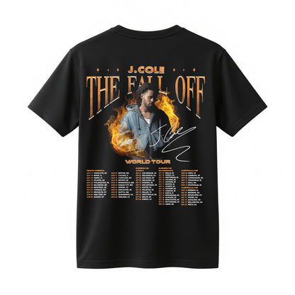 J Cole The Fall Off World Tour Shirt - Hip Hop Graphic Tee