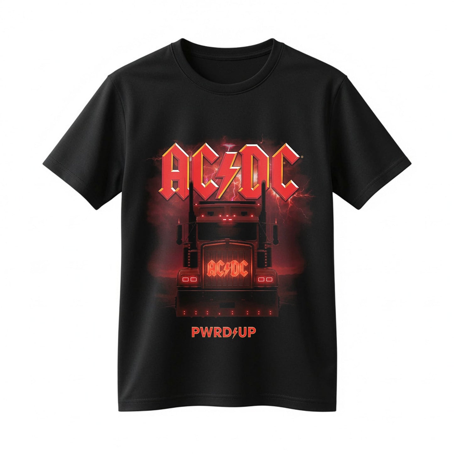 AC/DC PWR UP One Last Time North America 2026 Double-Sided Black Rock Tour T-Shirt