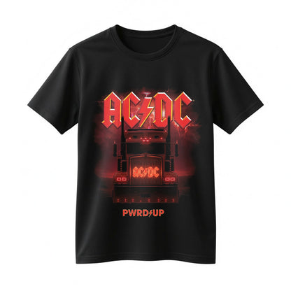AC/DC PWR UP One Last Time North America 2026 Double-Sided Black Rock Tour T-Shirt