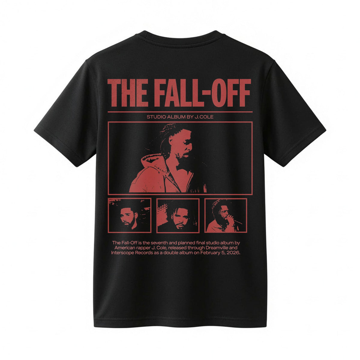 J. Cole The Fall Off Album Shirt - Hip Hop Graphic Tee